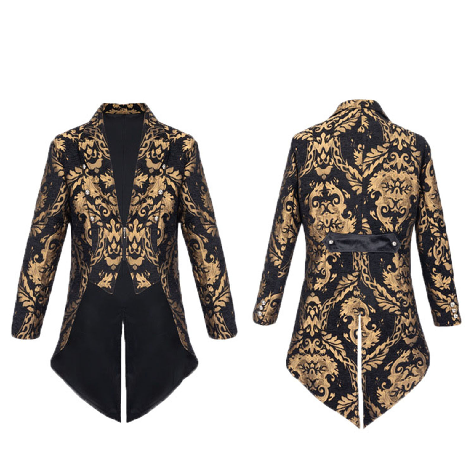 Men'S Medieval Formal Wear - Medieval Mens Tailcoat Steampunk Vintage Suit