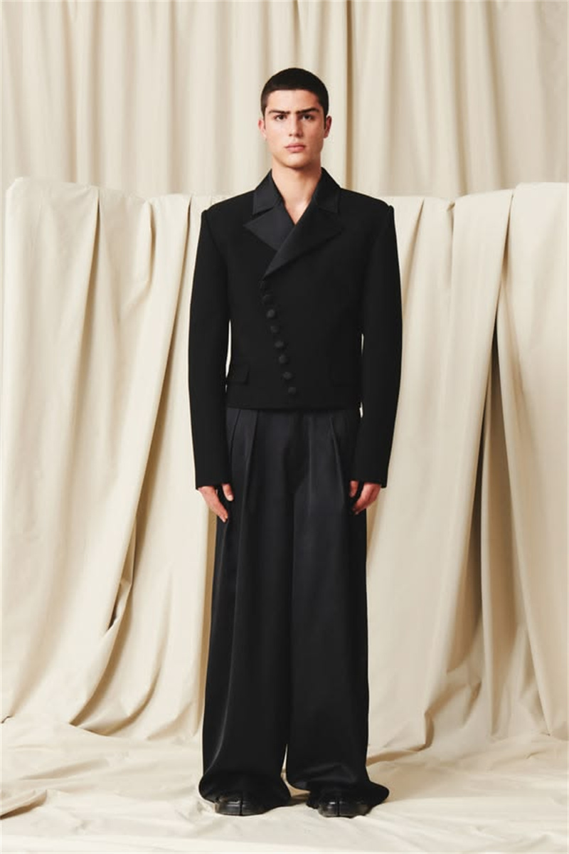 Men Formal Wear With Coat - Loose Men Suits Pants Set 2