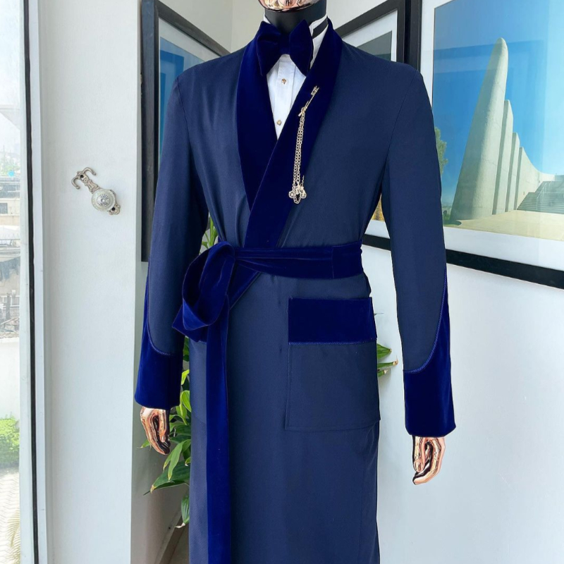 Men Formal Wear With Coat - Tailor Made Royal Blue Men Suit