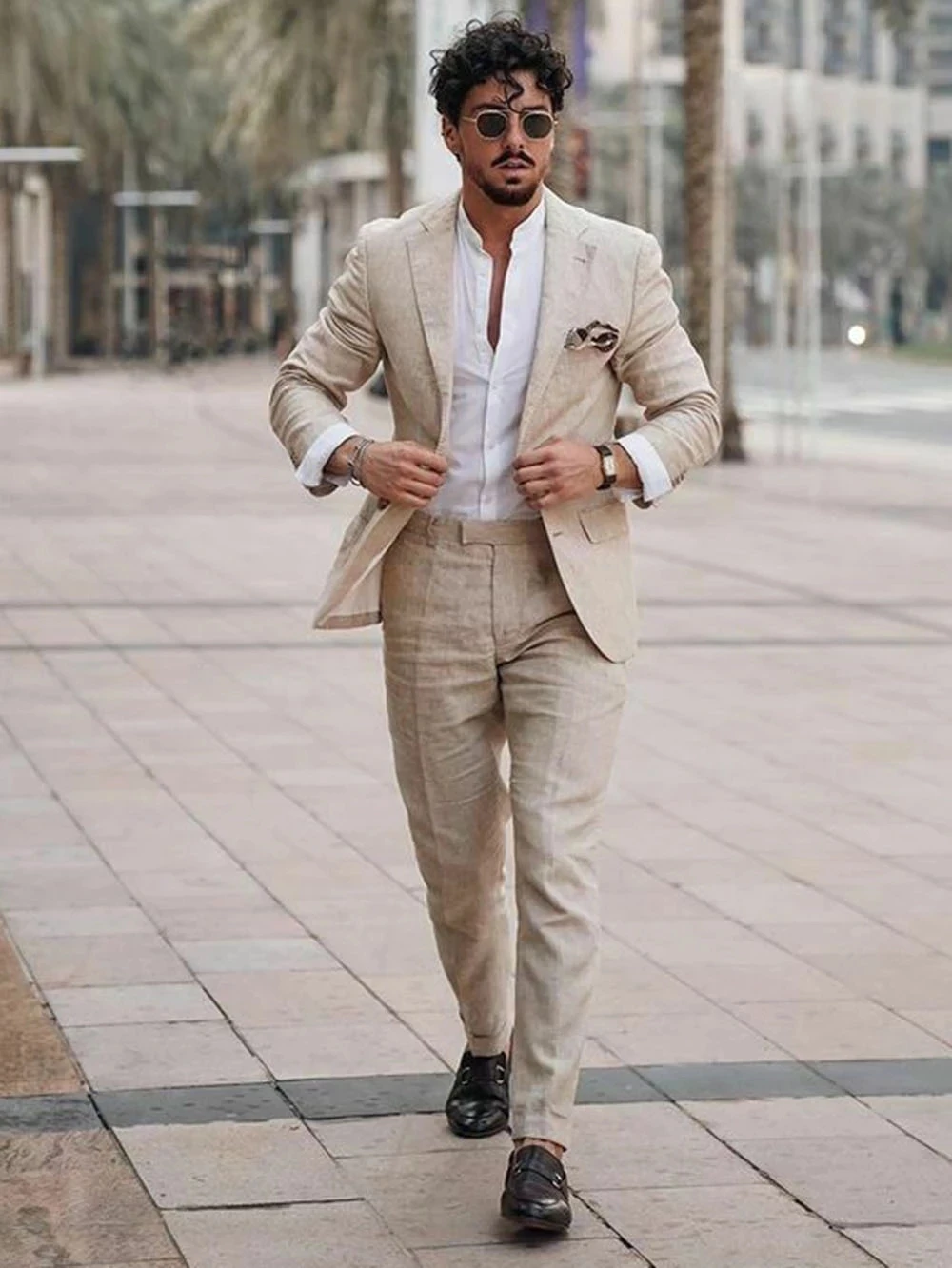 Summer Beach Business Linen Me - đánh giá và giá Men Formal Wear For Summer