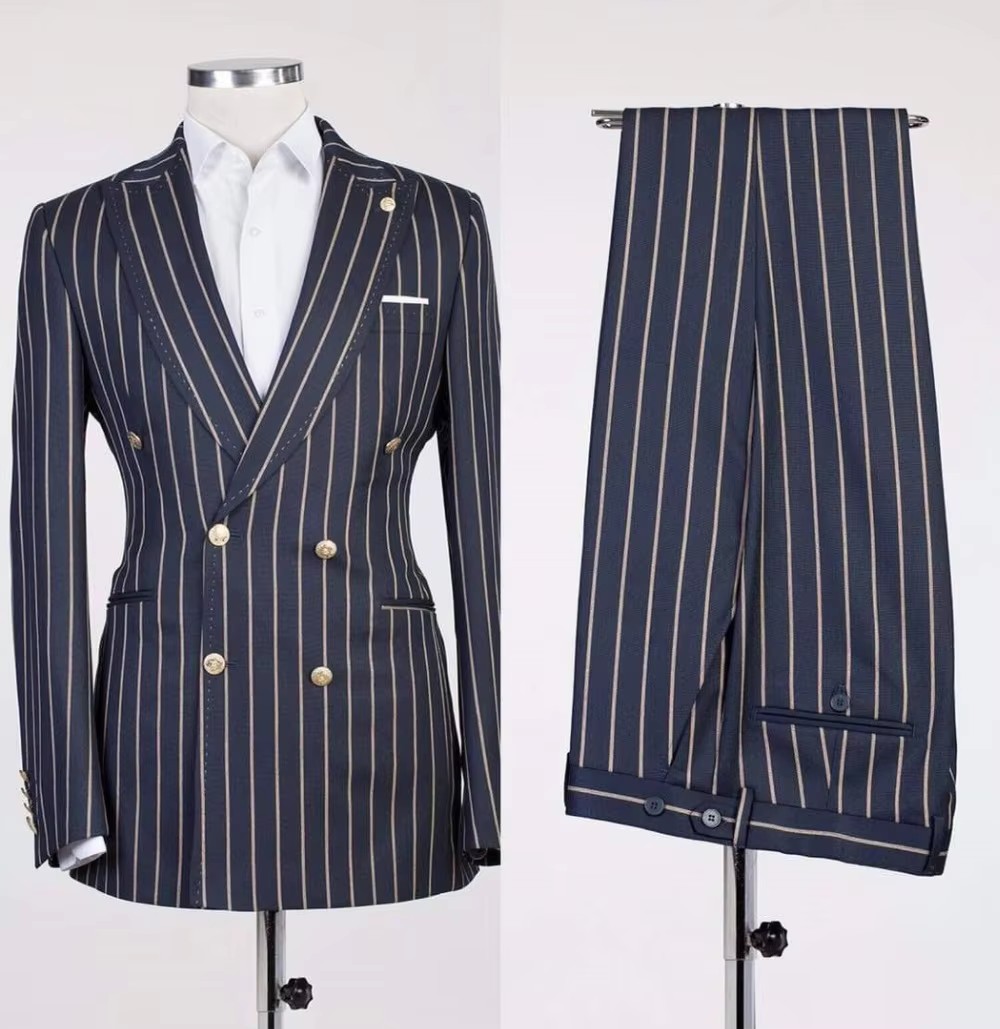 New Peaked Lapel Groom Tuxedos - đánh giá và giá Wool Suit Jacket