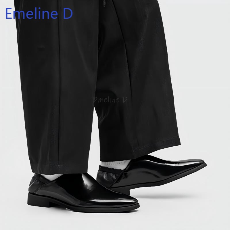 Male Glossy Patent Leather Loa - đánh giá và giá Men'S Urban Formal Wear