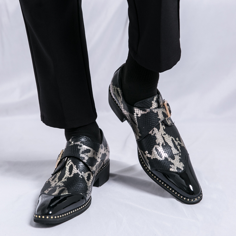 Retro Classic Le Fu Shoes Men  - đánh giá và giá Men Formal Wear Green