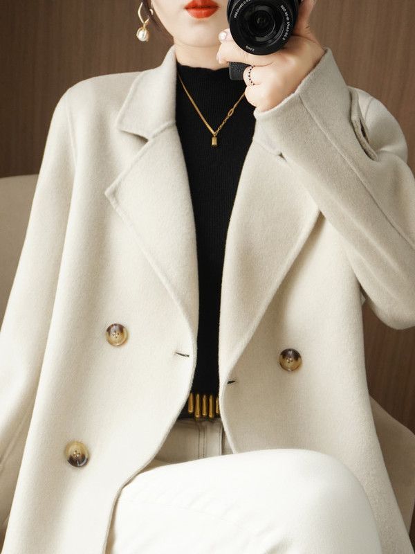 Trendy Thickened Woolen Coat W - đánh giá và giá Wool Suit Jacket
