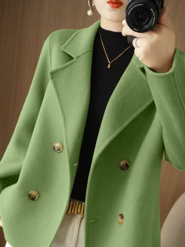 Trendy Thickened Woolen Coat W - đánh giá và giá Wool Suit Jacket