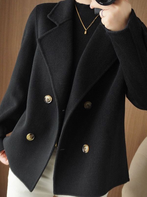 Trendy Thickened Woolen Coat W - đánh giá và giá Wool Suit Jacket