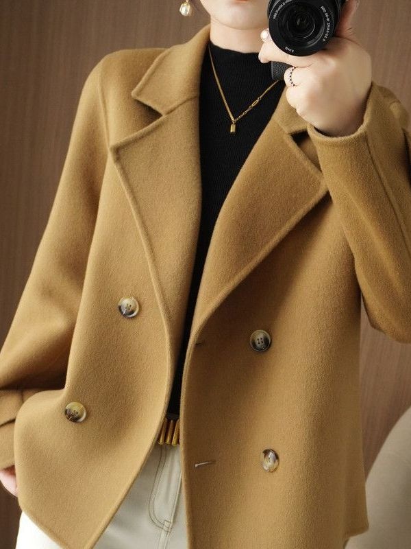 Trendy Thickened Woolen Coat W - đánh giá và giá Wool Suit Jacket