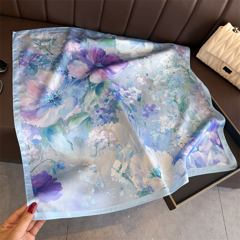 2026 New Floral Print Silk Squ - đánh giá và giá Silk Tie Woven