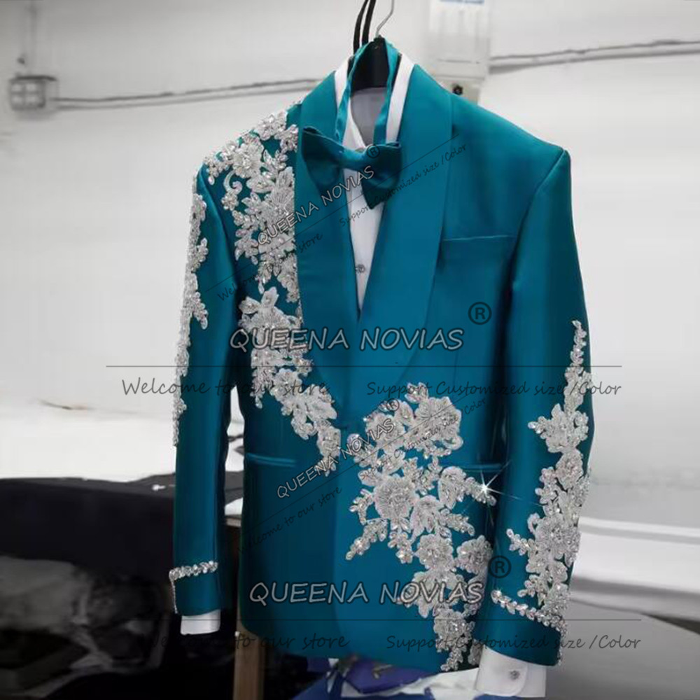 Exclusive Groom Wedding Suits  - đánh giá và giá Men Formal Wear Green