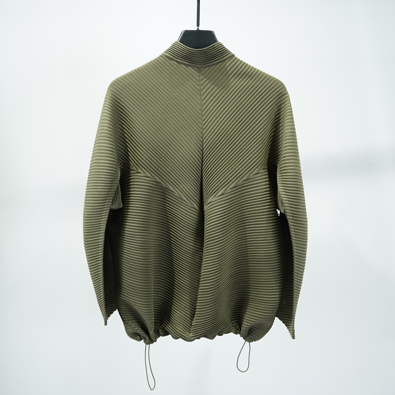 Miyake Pleated 2025 Autumn Men - đánh giá và giá Wool Suit Jacket