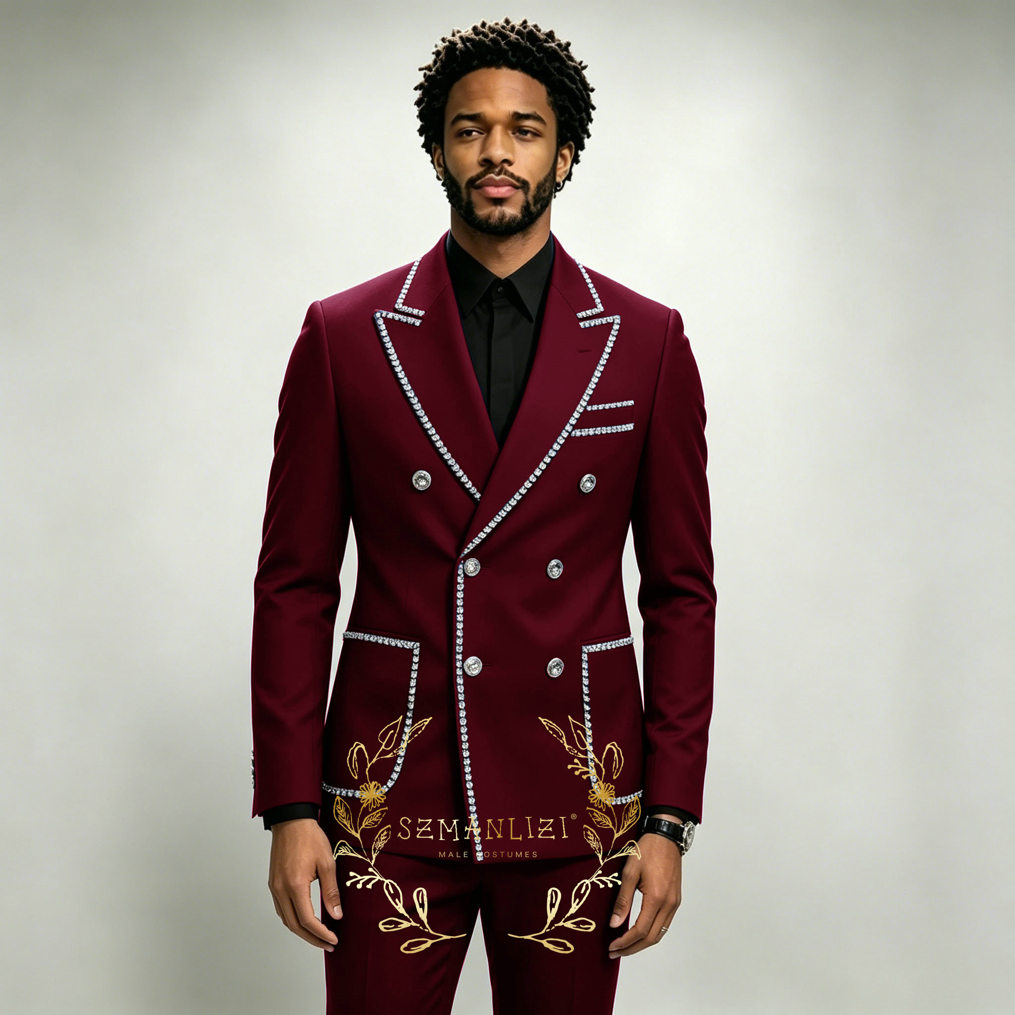 Luxury Men's Suits 2 Pieces Ro - đánh giá và giá Men Formal Wear Wedding