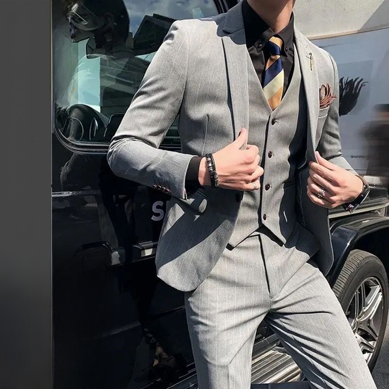 Slim Fit Tee Piece Suit Weddin - đánh giá và giá Men'S Urban Formal Wear