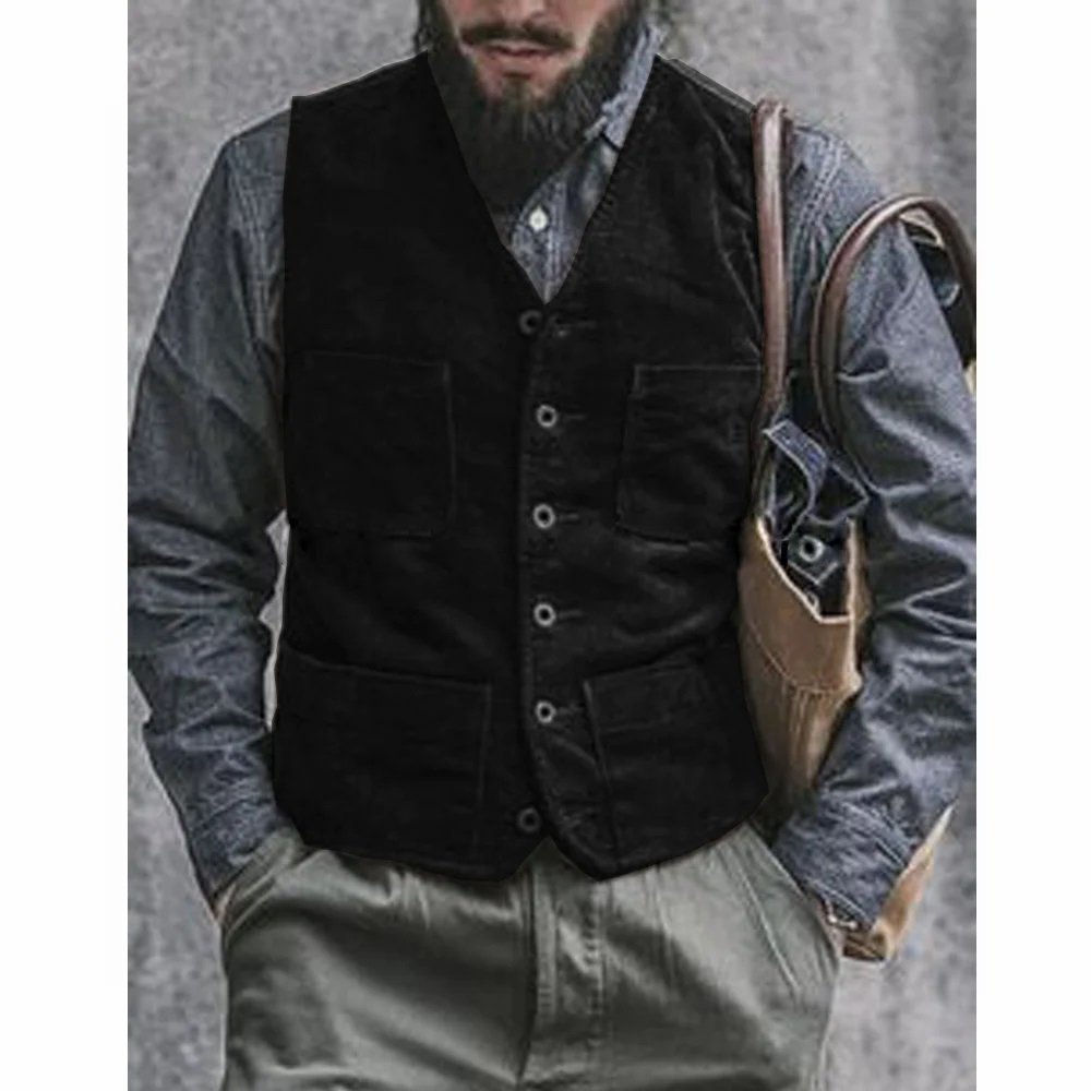 Corduroy Male Vest Suit for Me - đánh giá và giá Men'S Gothic Formal Wear