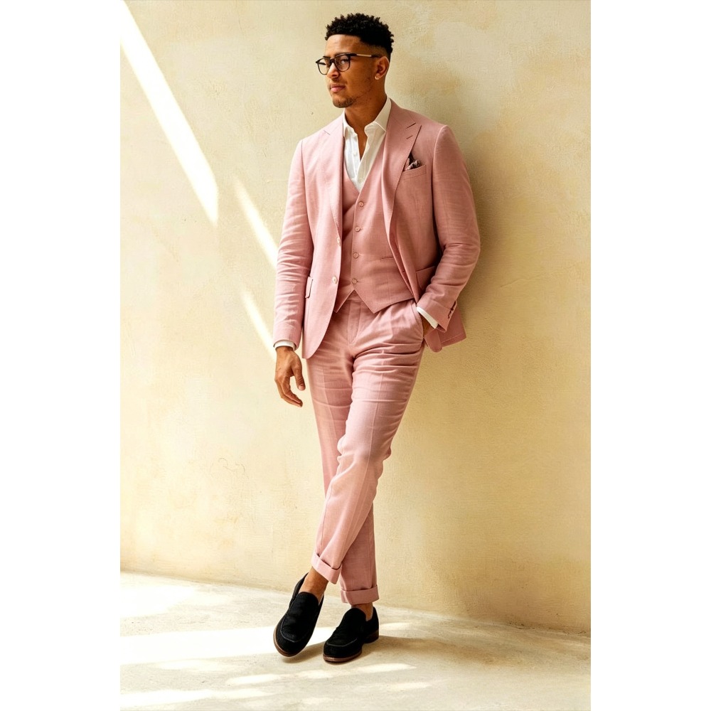 Sage Green Linen Wedding Suits - đánh giá và giá Men Formal Wear Green