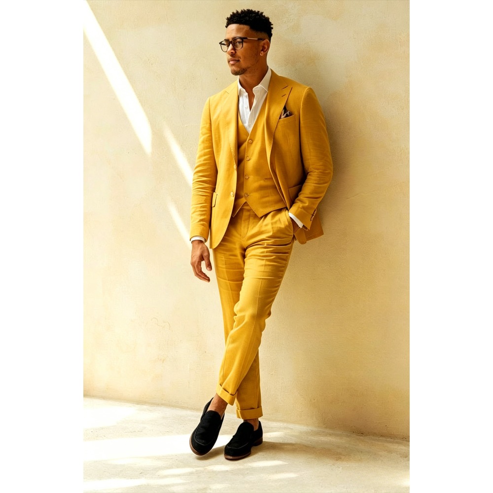 Sage Green Linen Wedding Suits - đánh giá và giá Men Formal Wear Green