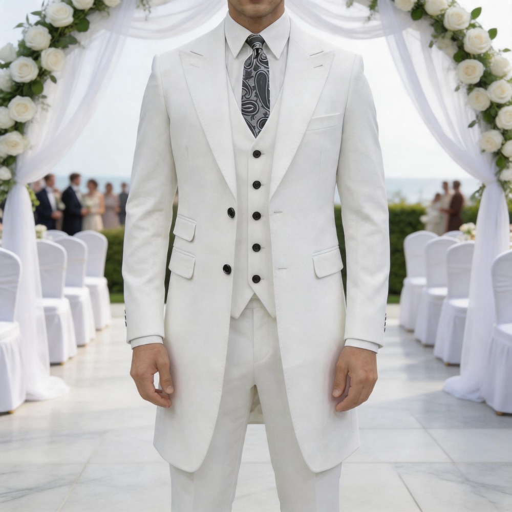 Slim Fit 3 Pieces Formal Men S - đánh giá và giá Men Formal Wear For Summer