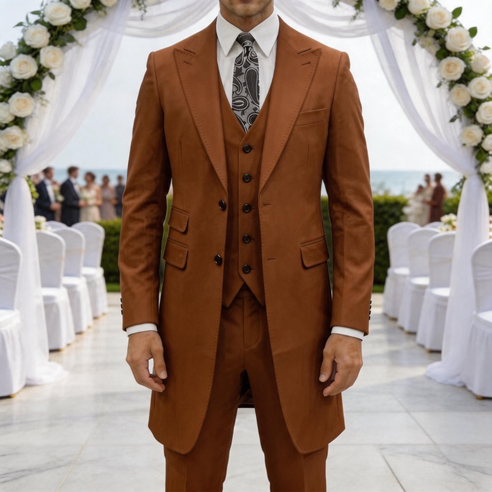 Slim Fit 3 Pieces Formal Men S - đánh giá và giá Men Formal Wear For Summer
