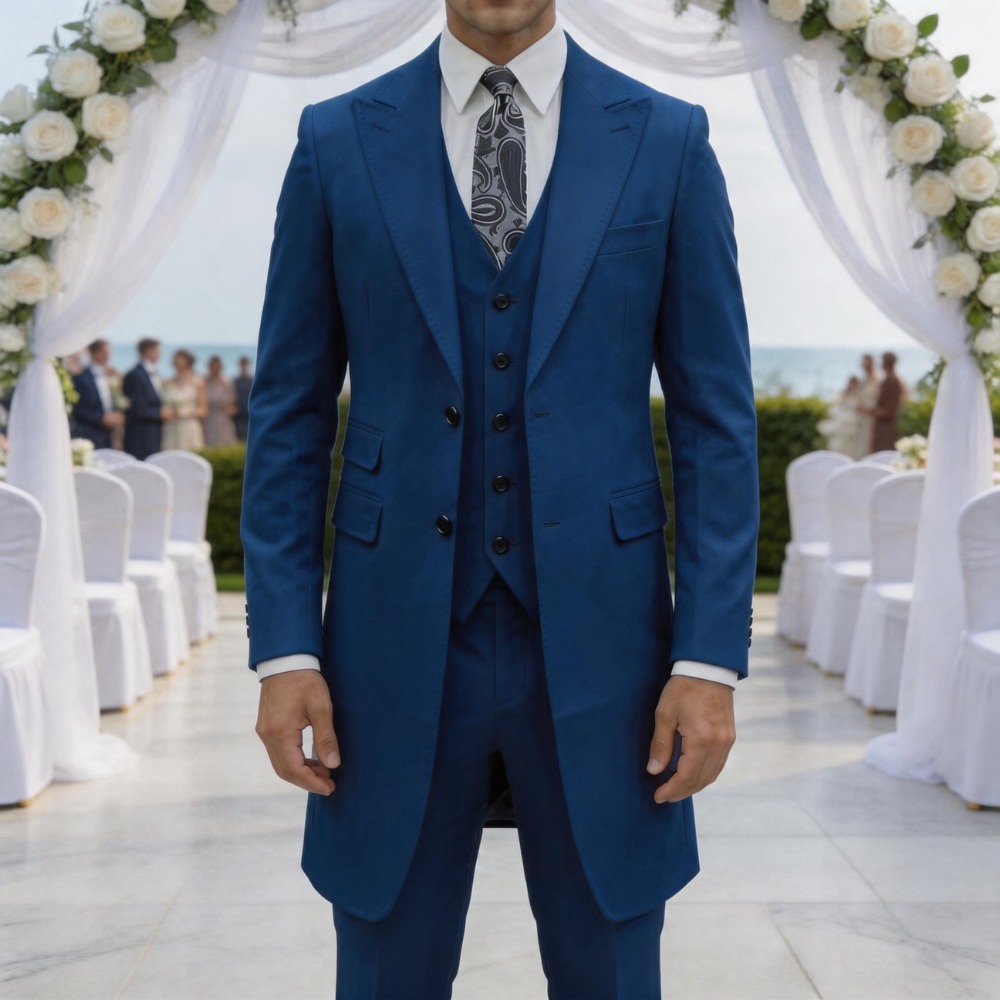 Slim Fit 3 Pieces Formal Men S - đánh giá và giá Men Formal Wear For Summer