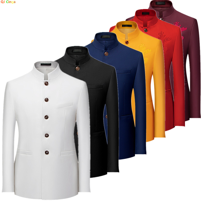 2026 Men's Chinese Style Long  - đánh giá và giá Men Formal Wear With Coat