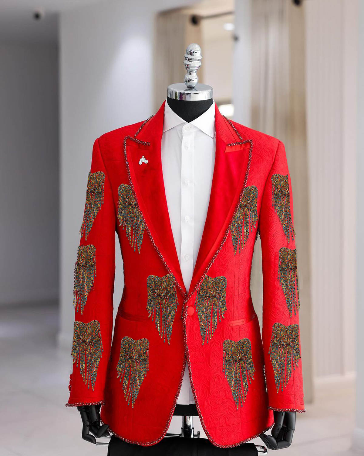 Fashion Wedding Men Suit Cryst - đánh giá và giá Men Formal Wear With Coat