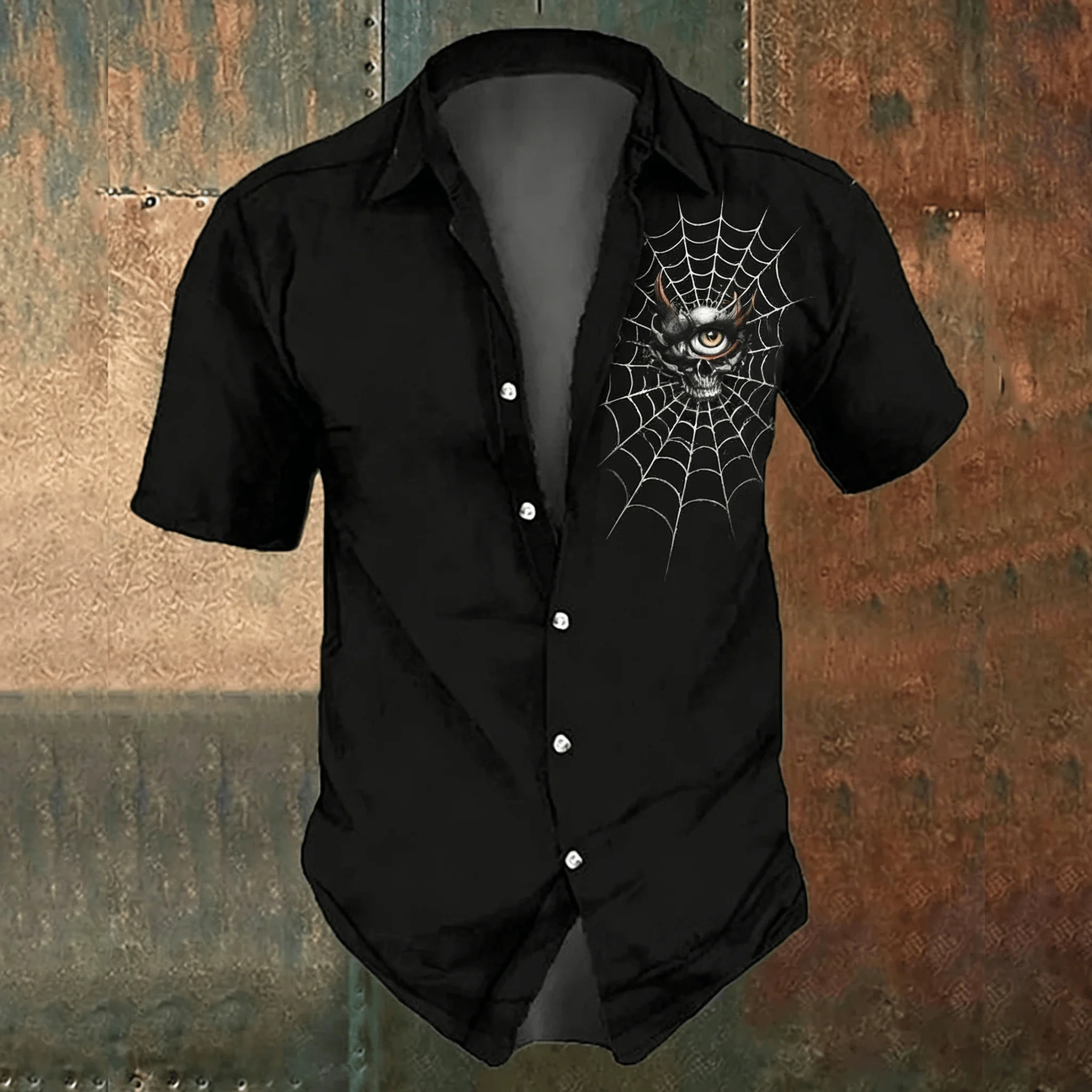 Men's black cross-print casual - đánh giá và giá Men'S Gothic Formal Wear