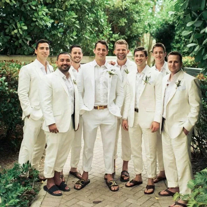 Linen Wedding Tuxedo For Men S - đánh giá và giá Men Formal Wear For Summer