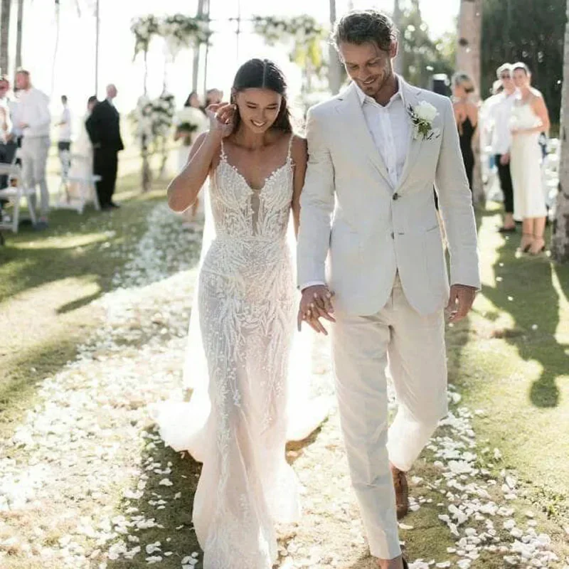 Linen Wedding Tuxedo For Men S - đánh giá và giá Men Formal Wear For Summer