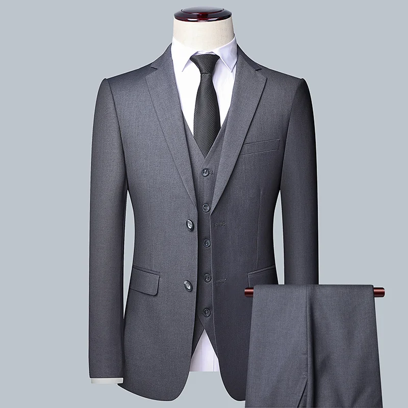 Men's Solid Color Business Sui - đánh giá và giá Men Formal Wear Wedding