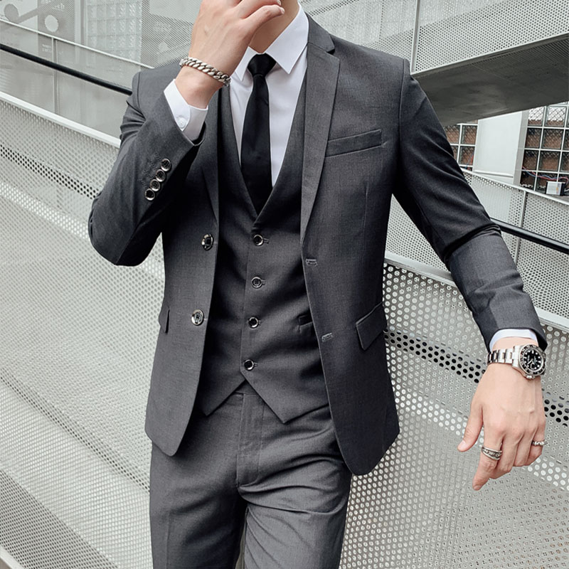 Wedding Suit Three-Piece Set M - đánh giá và giá Men'S Urban Formal Wear