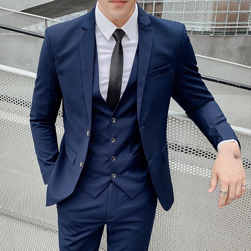 Wedding Suit Three-Piece Set M - đánh giá và giá Men'S Urban Formal Wear