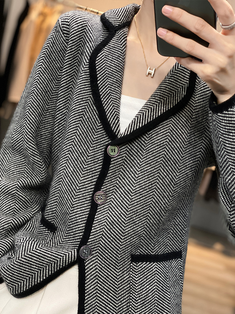 Nữ Thu Đông Nguyên Chất Len Ca - đánh giá và giá Wool Suit Jacket