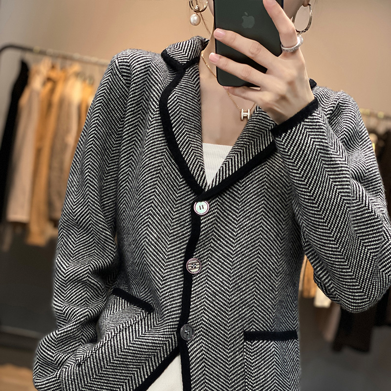 Nữ Thu Đông Nguyên Chất Len Ca - đánh giá và giá Wool Suit Jacket