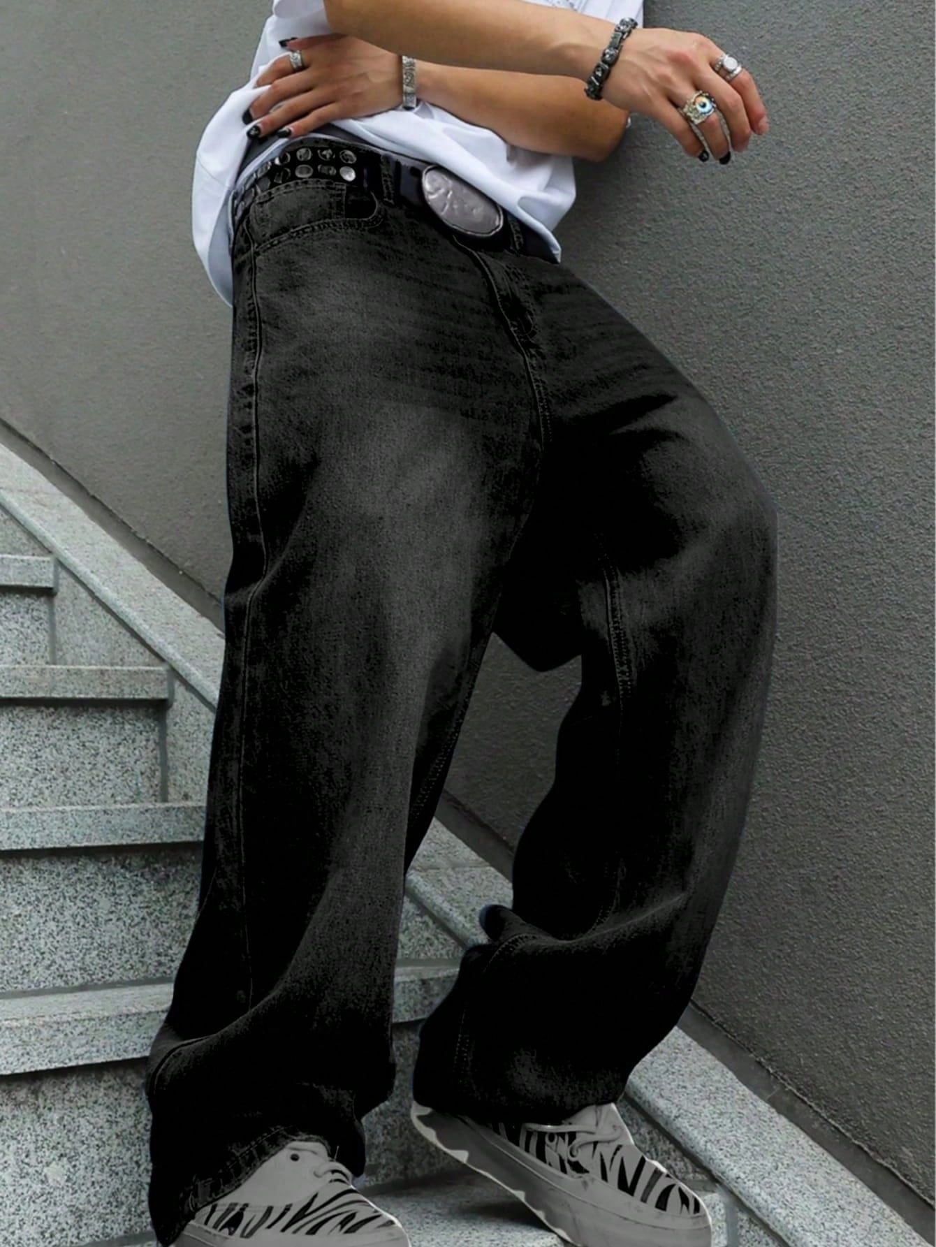 Men'S Straight-Leg Loose Jeans - đánh giá và giá Men'S Urban Formal Wear