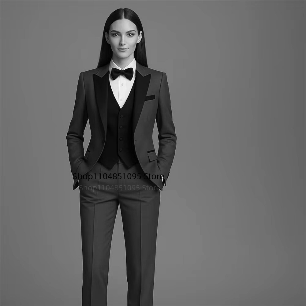 Solid Fashion Suit for Women 3 - đánh giá và giá Wool Suit Jacket