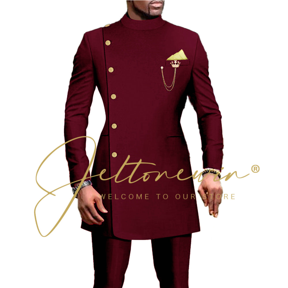 Dark Green Suit For Men Double - đánh giá và giá Men Formal Wear Green