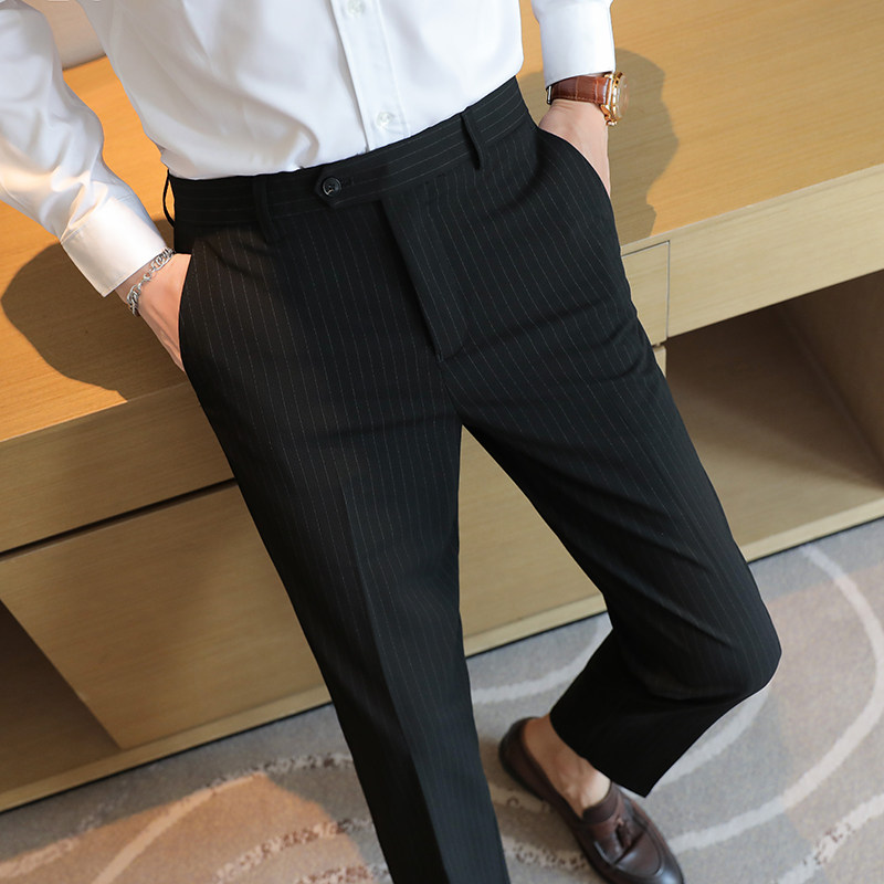 Men's Premium Striped Trousers - đánh giá và giá Men'S Urban Formal Wear