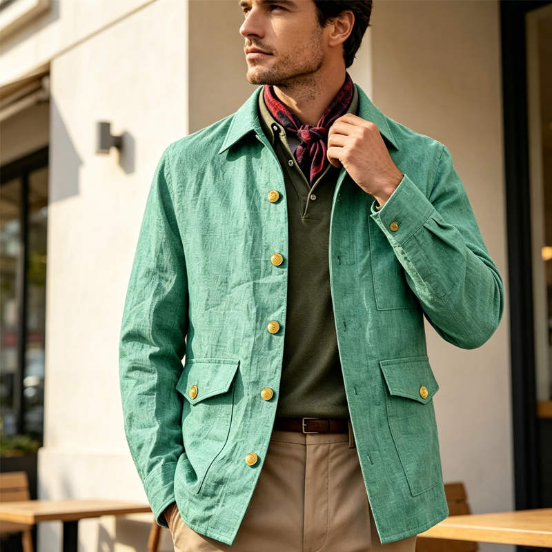 Vintage Men's Linen Jacket Lap - đánh giá và giá Men Formal Wear With Coat