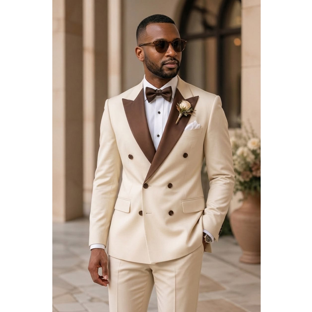 Men Double Breasted Tuxedo Sui - đánh giá và giá Men Formal Wear Outfits