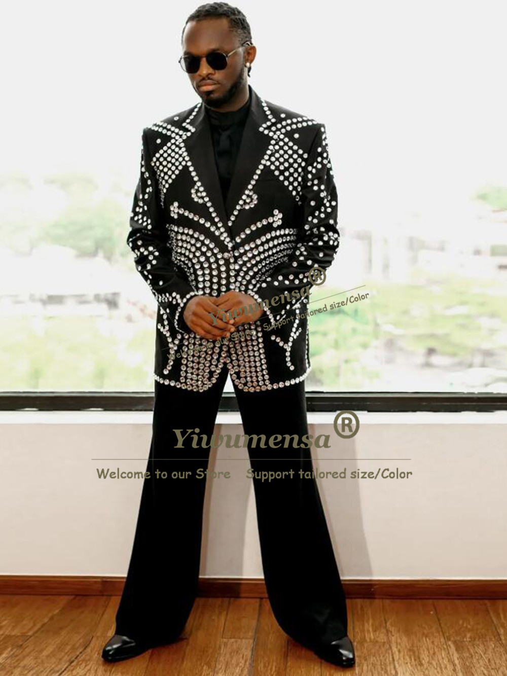 Heavy Beaded Stones Suits Men  - đánh giá và giá Men Formal Wear Wedding